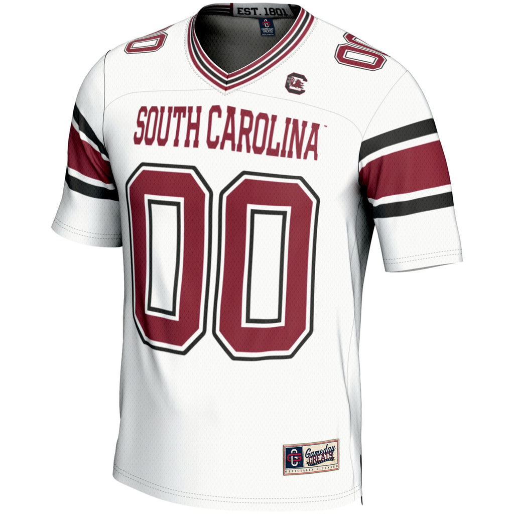 South Carolina Gamecocks NIL Pick-A-Player Football Jersey - White