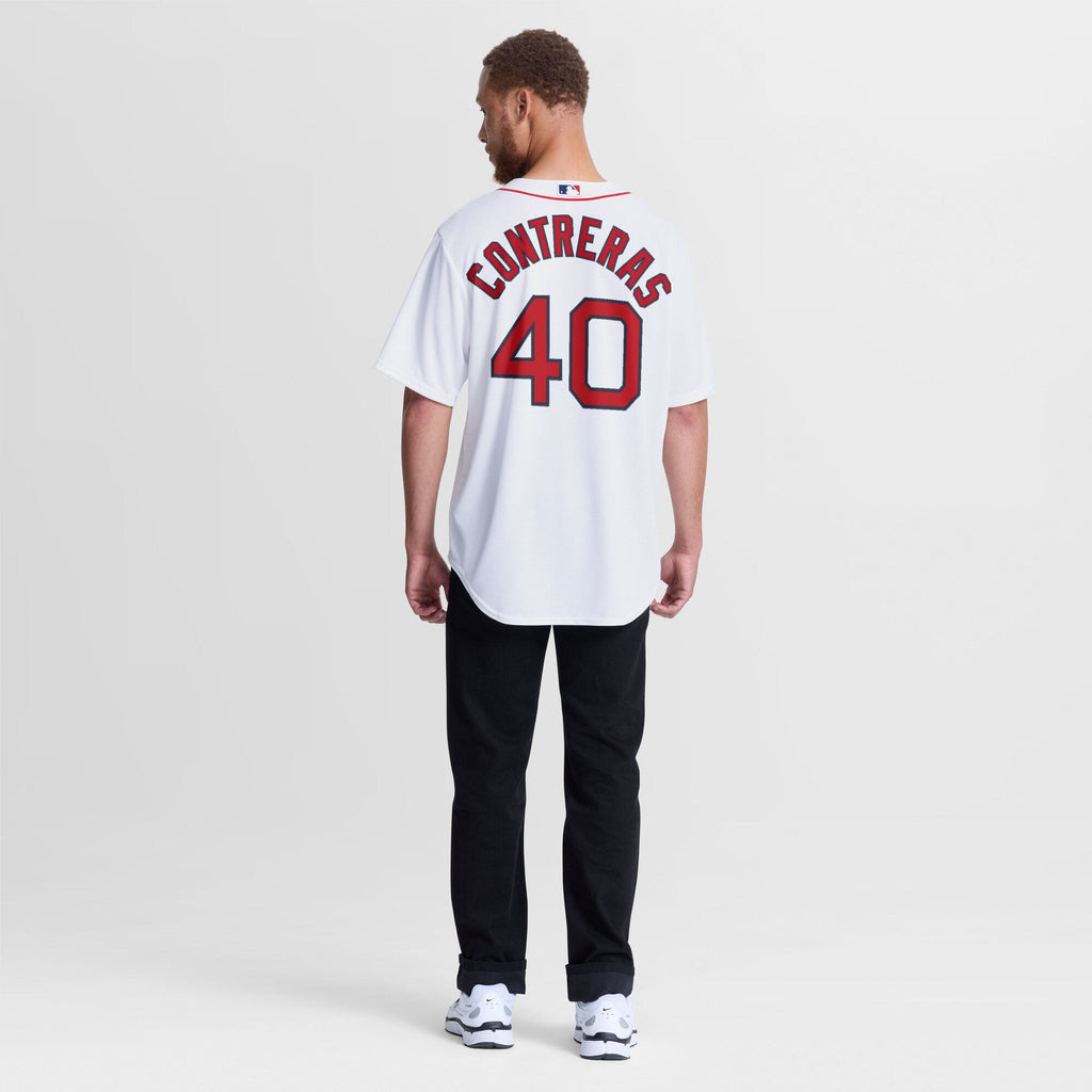 Boston Red Sox Willson Contreras White Home Replica Baseball Jersey