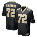 New Orleans Saints Asim Richards Black Team Game Football Jersey