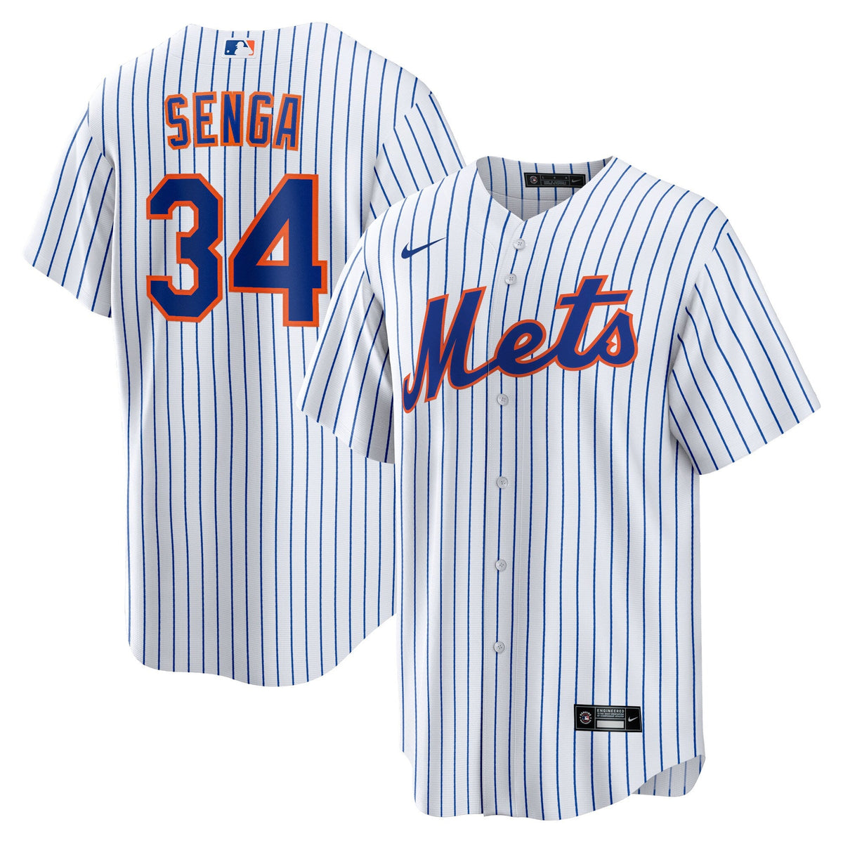 New York Mets Kodai Senga White/Royal Home Replica Player Baseball Jersey