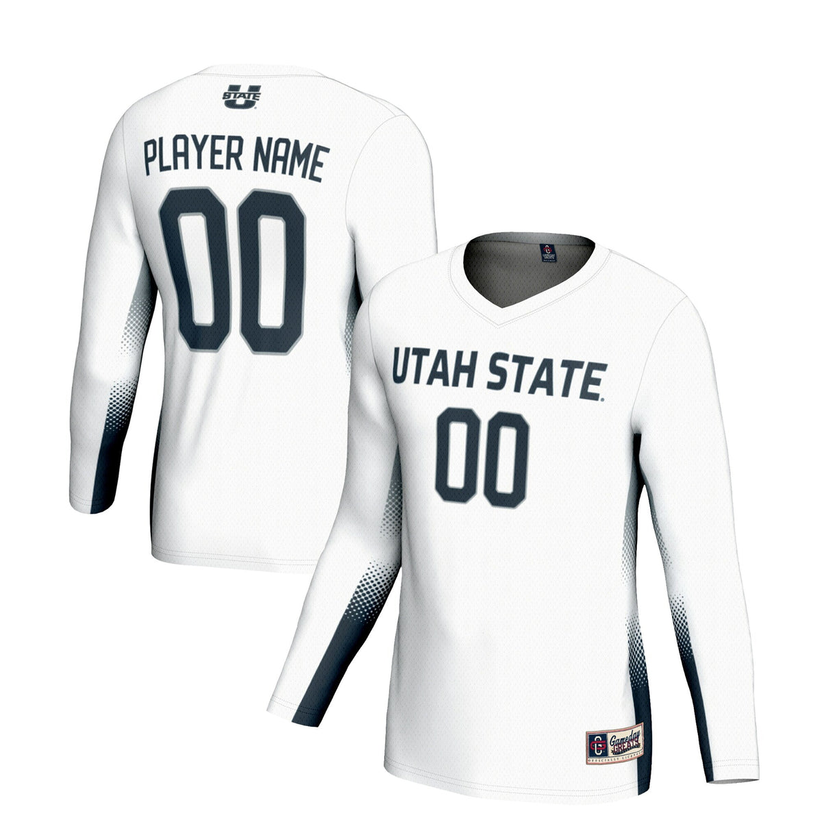 Utah State Aggies NIL Lightweight Volleyball Jersey - White