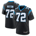Carolina Panthers Taylor Moton Black Team Game Football Jersey