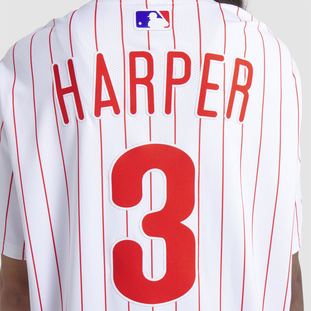 Philadelphia Phillies Bryce Harper White Home Elite Baseball Jersey
