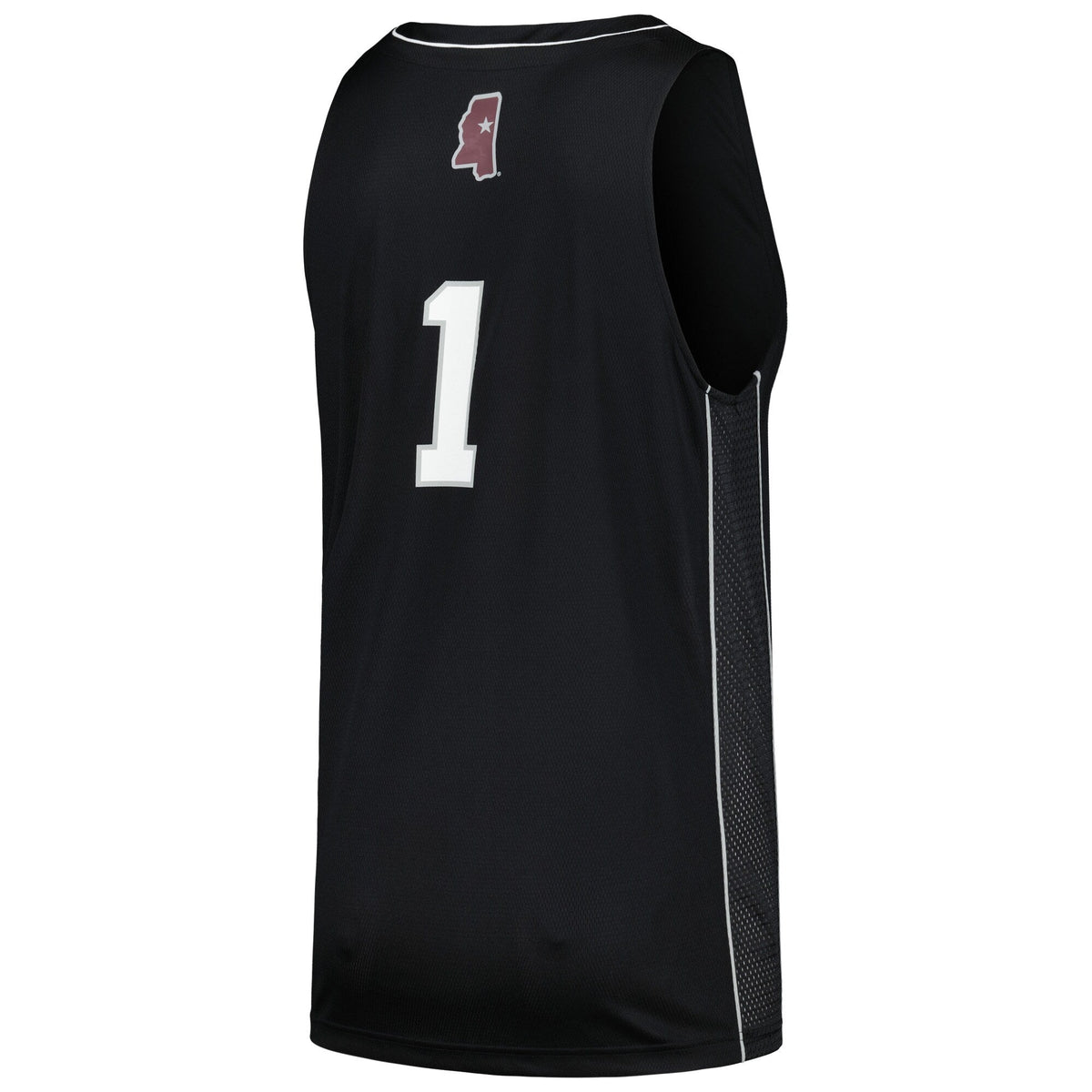 #1 Black Mississippi State Bulldogs Swingman Basketball Jersey