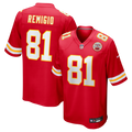 Kansas City Chiefs Nikko Remigio Red Team Game Football Jersey