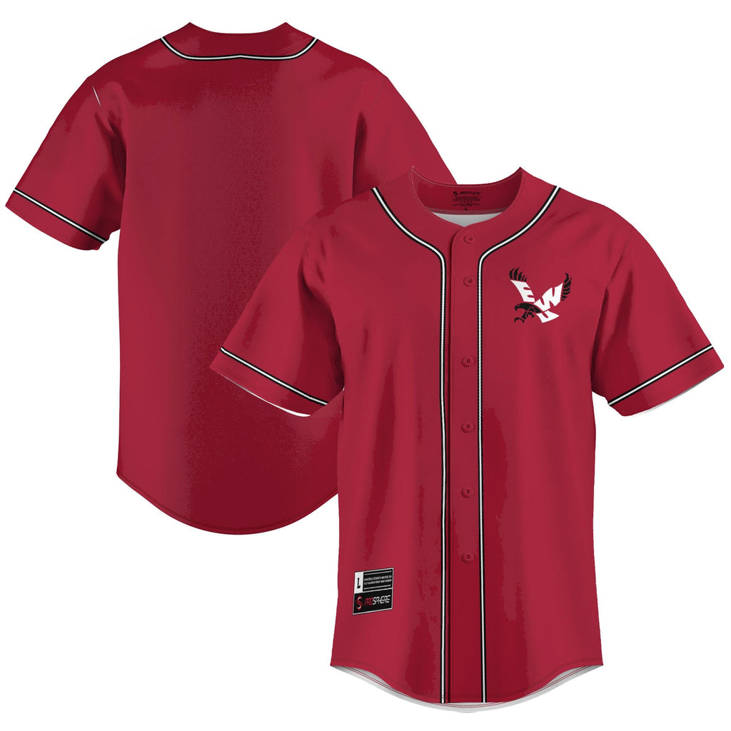 Eastern Washington Eagles Lightweight Baseball Jersey - Red