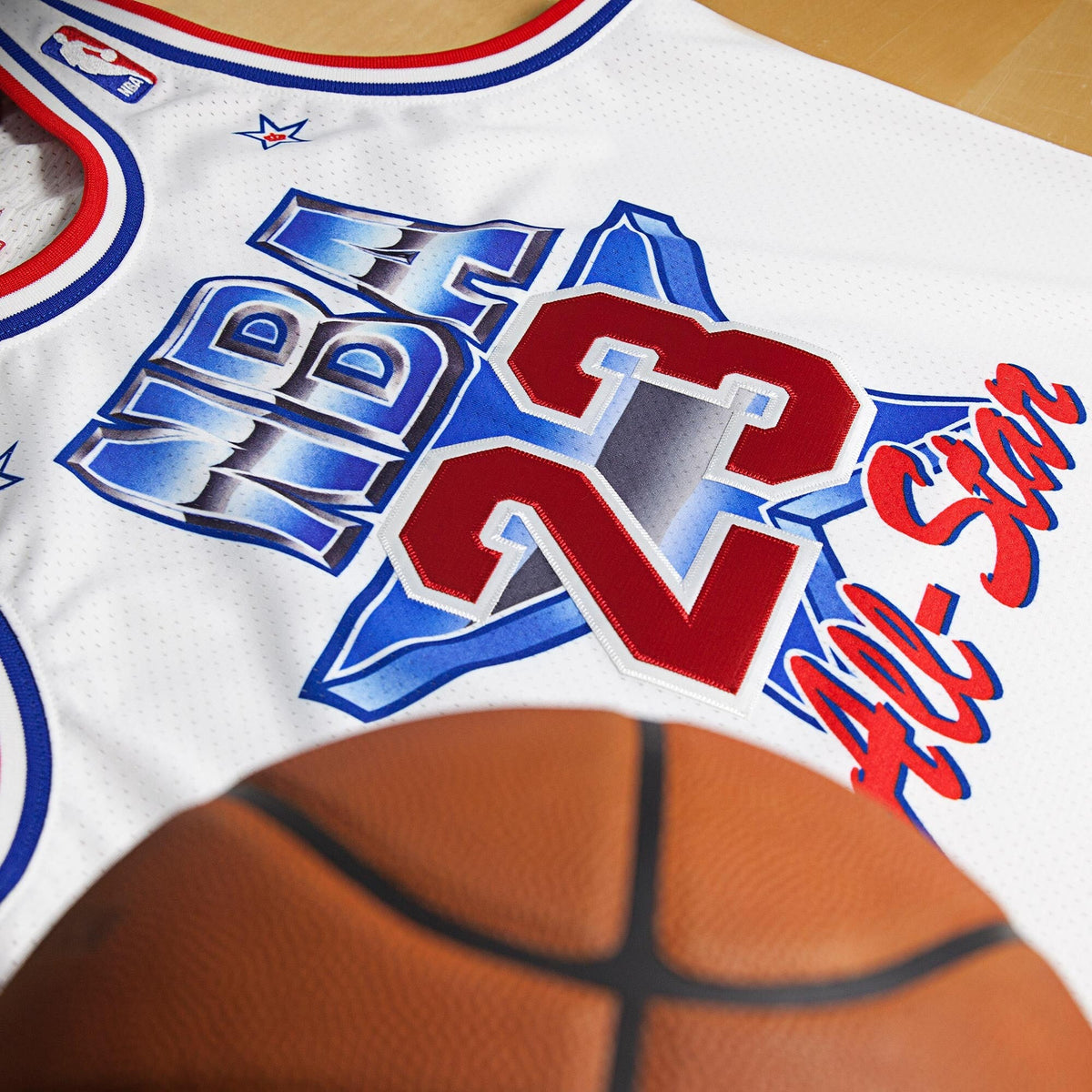 NBA All-Star East Michael Jordan 1991 Jersey by - White