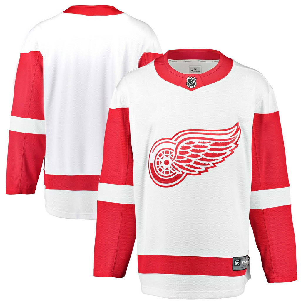 Detroit Red Wings White Breakaway Away Hockey Jersey