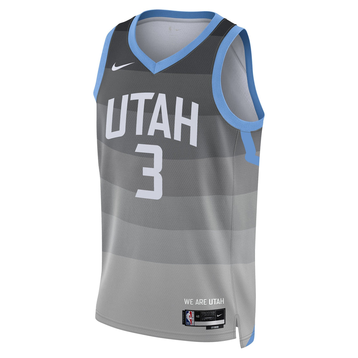 Utah Jazz 2025/26 City Edition Swingman Jersey - Gray - Keyonte George