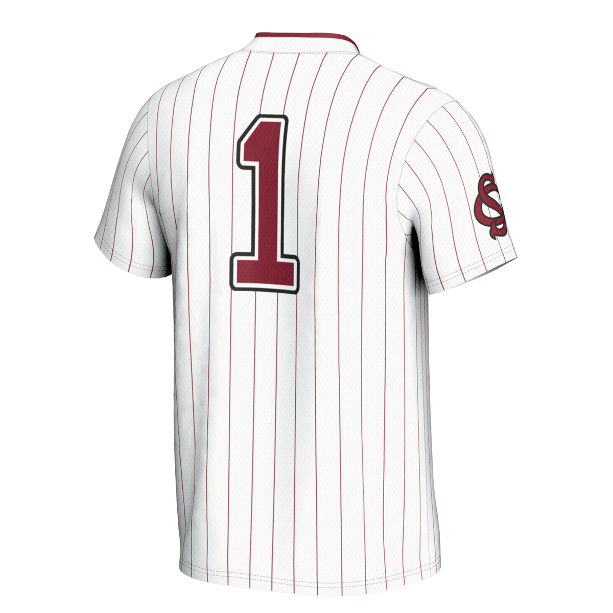 #1 South Carolina Gamecocks Lightweight Softball Jersey - White