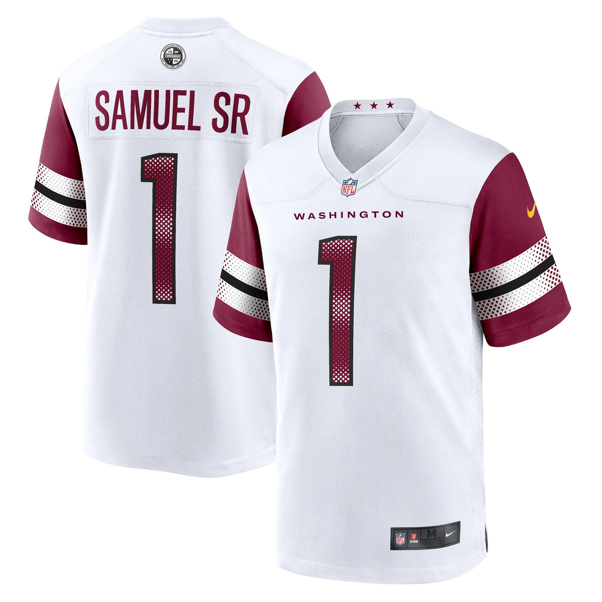 Washington Commanders Deebo Samuel Sr White Game Player Football Jersey