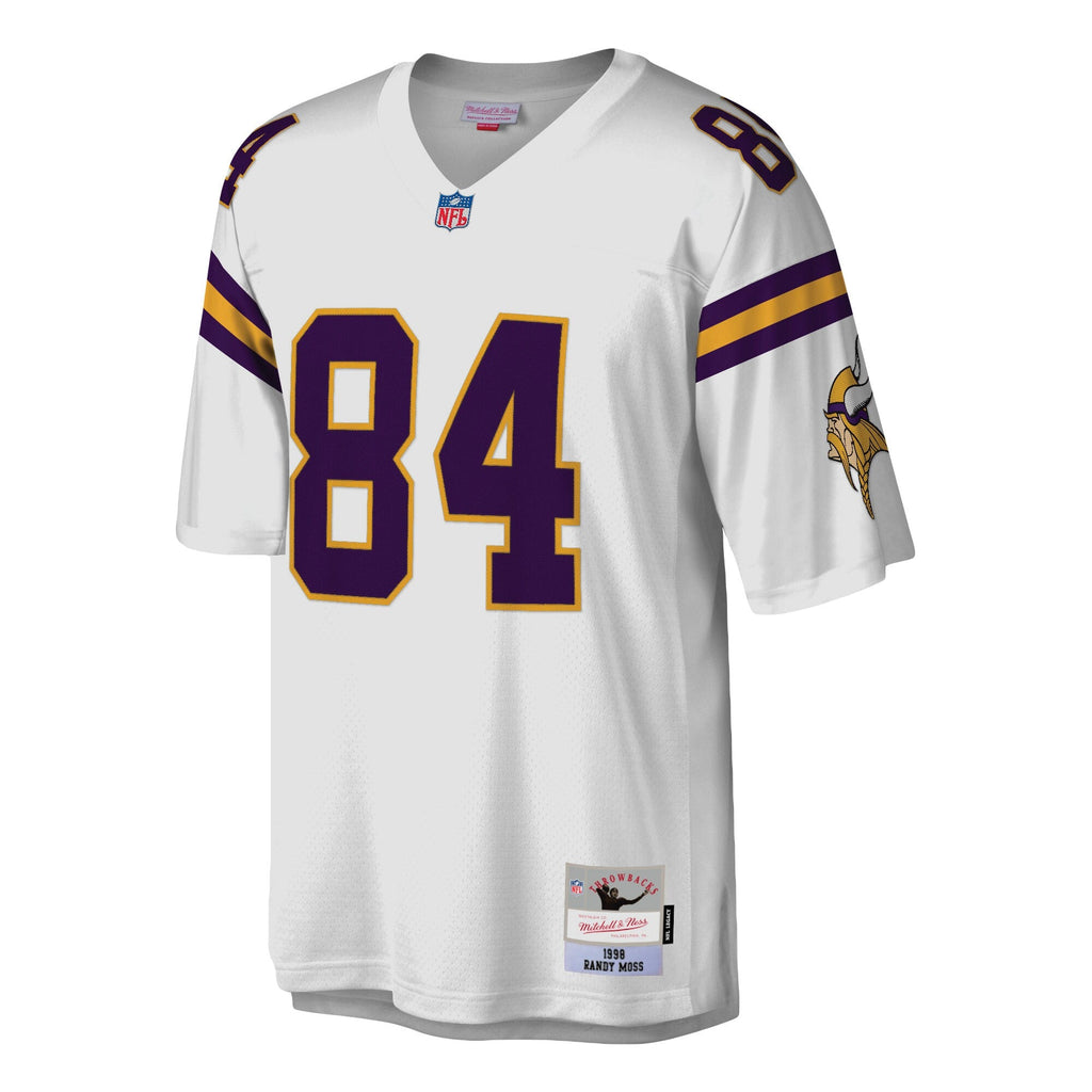Minnesota Vikings Randy Moss White Legacy Replica Football Jersey