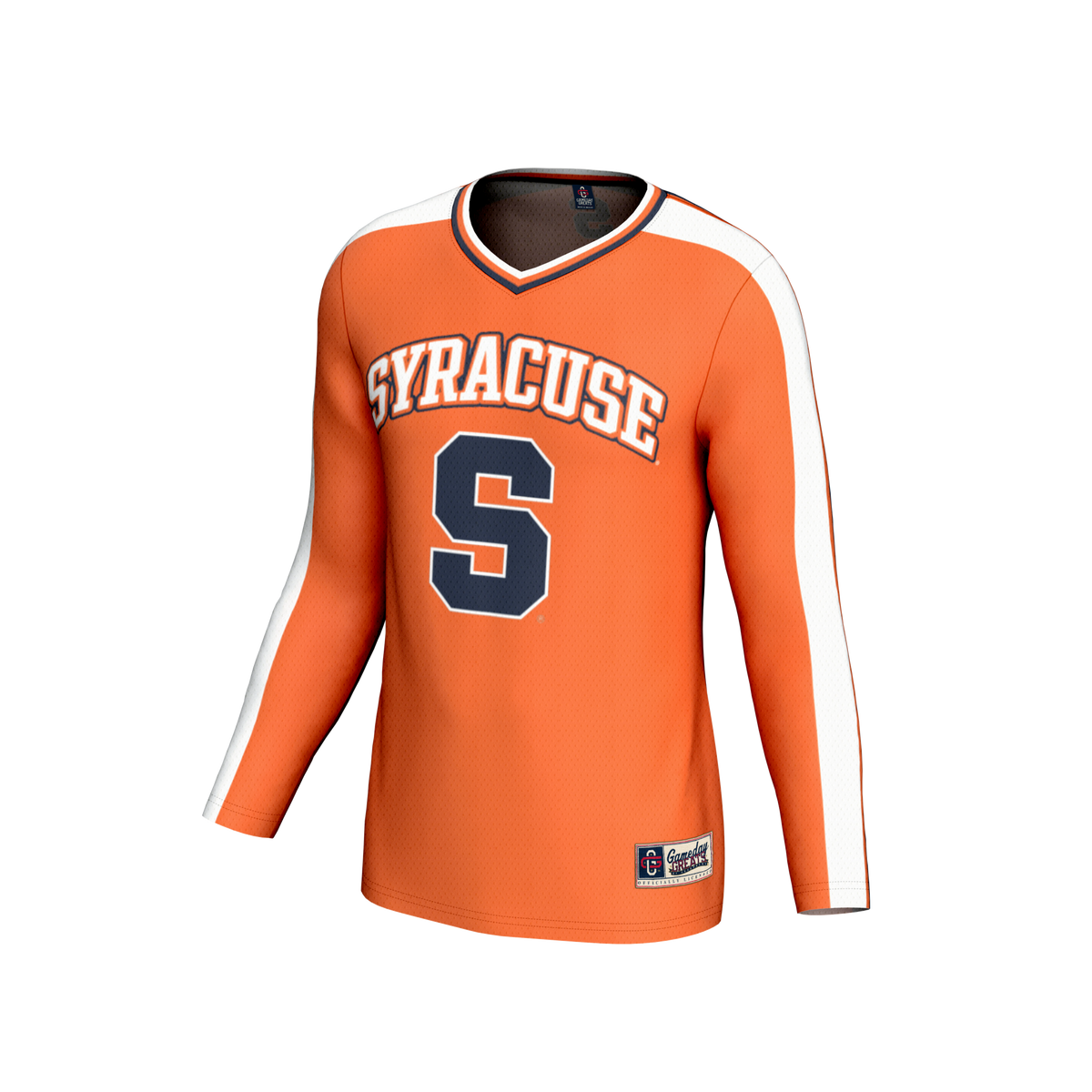 #1 Syracuse Orange Lightweight Collegiate Volleyball Fashion Jersey - Orange