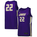 James Madison Dukes Replica Basketball Jersey - Purple