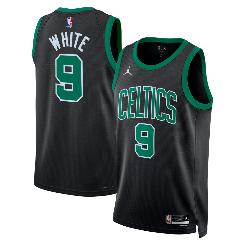 Boston Celtics Statement Edition Swingman Jersey - Black - Derrick White