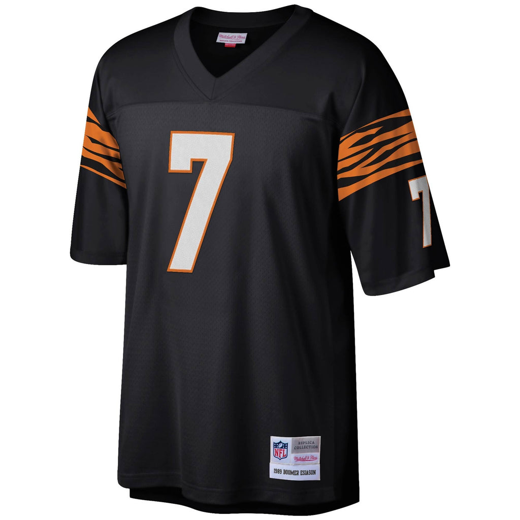 Cincinnati Bengals Boomer Esiason Black Legacy Replica Football Jersey