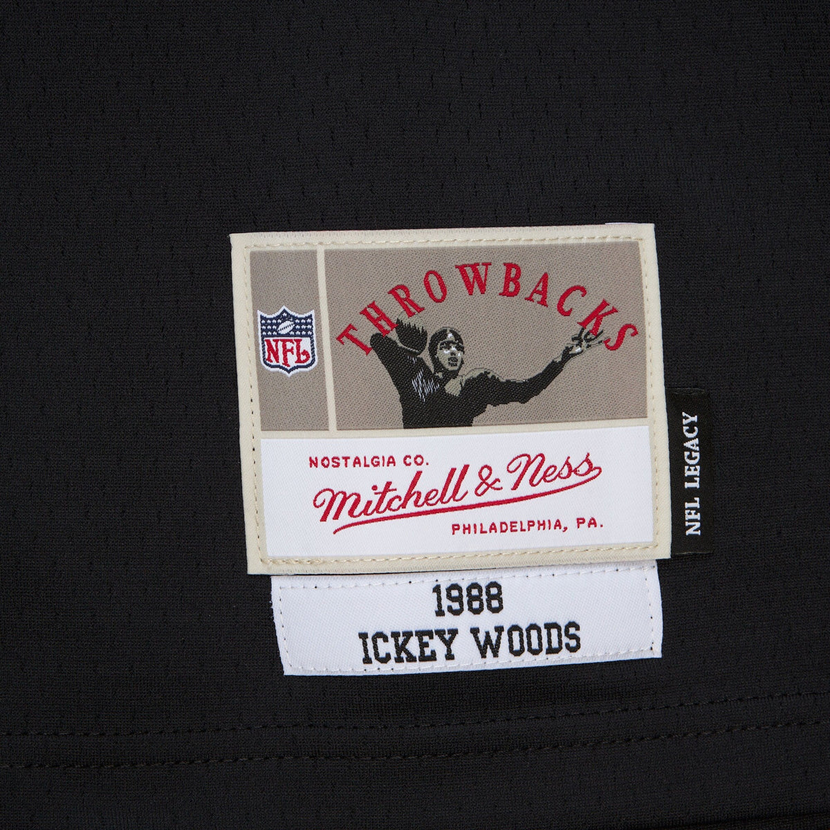 Cincinnati Bengals Ickey Woods Black 1988 Legacy Replica Football Jersey