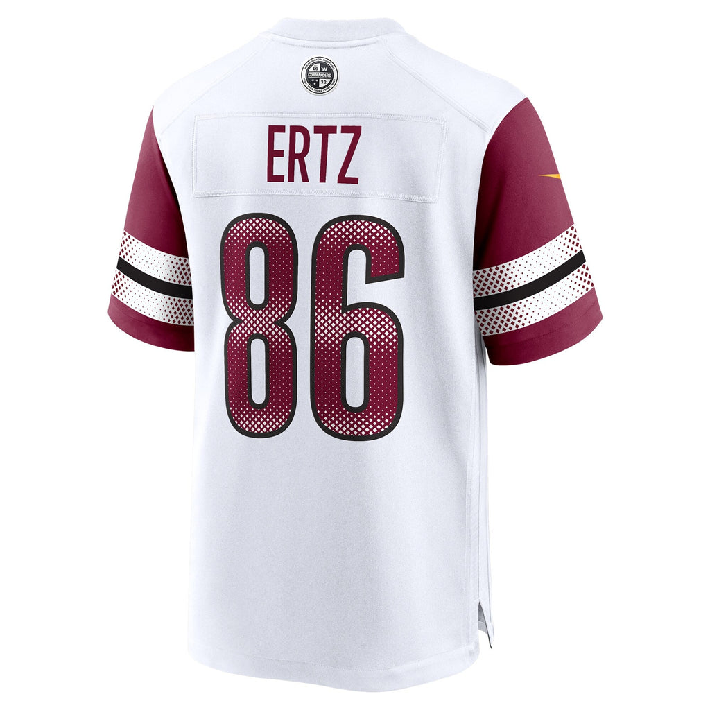 Washington Commanders Zach Ertz White Game Football Jersey