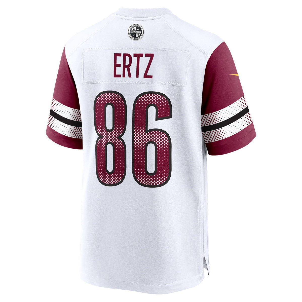 Washington Commanders Zach Ertz White Game Football Jersey