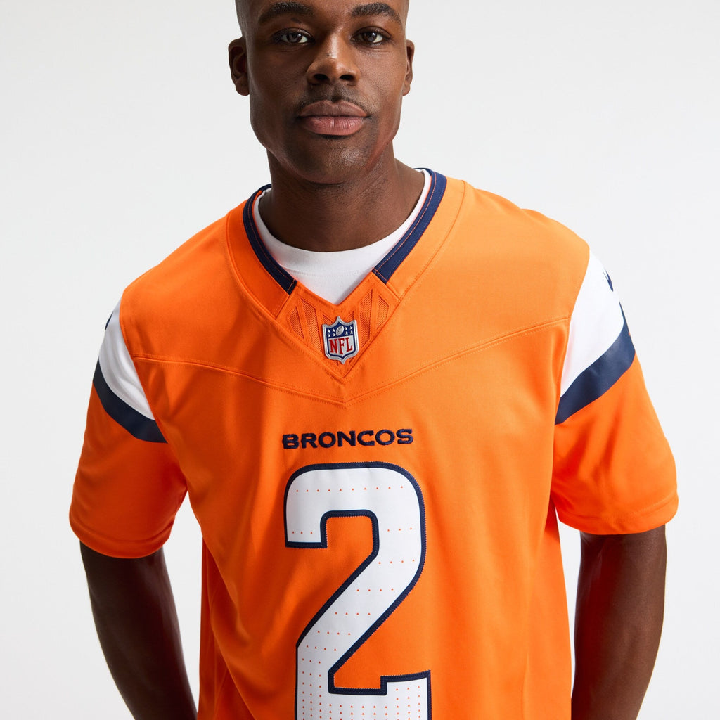 Denver Broncos Patrick Surtain II Orange Team Vapor F.U.S.E. Stitched Limited Football Jersey