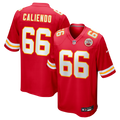 Kansas City Chiefs Mike Caliendo Red Game Player Football Jersey