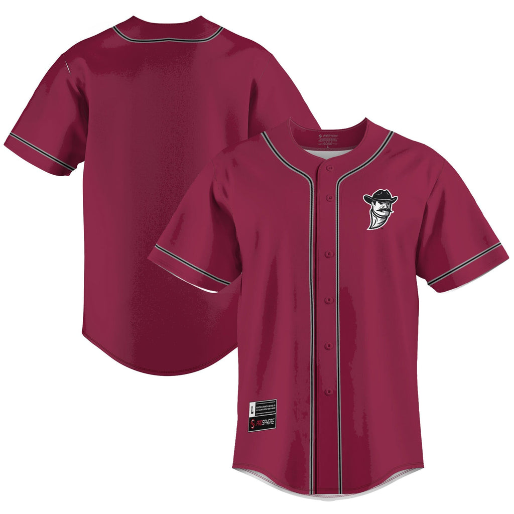 Crimson New Mexico State Aggies Lightweight Baseball Jersey