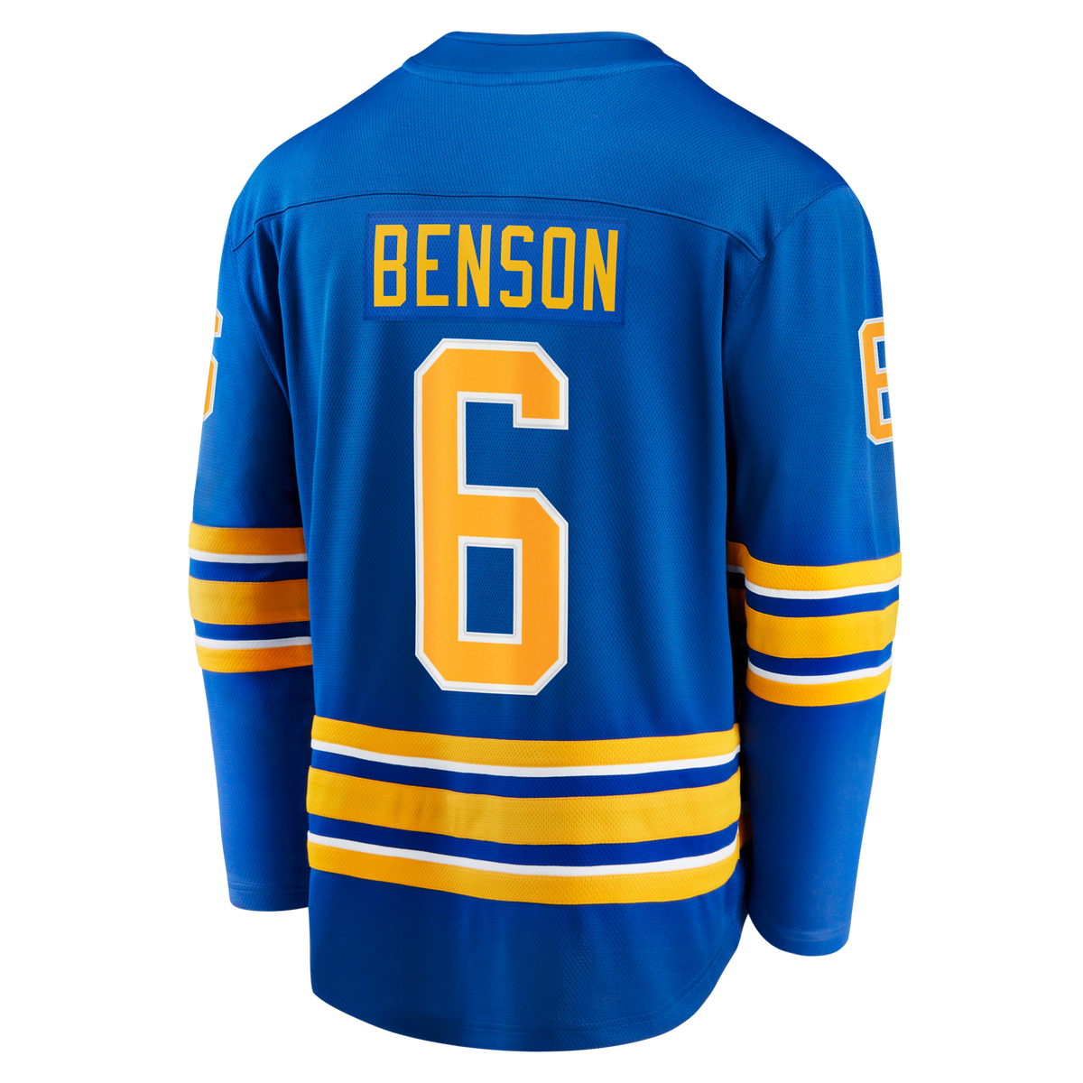 Buffalo Sabres Zach Benson Royal Home Breakaway Hockey Jersey