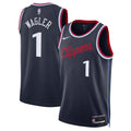 LA Clippers Replica Icon Swingman Jersey - Navy - Keaton Wagler