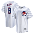 Chicago Cubs Ian Happ White Home Replica Baseball Jersey