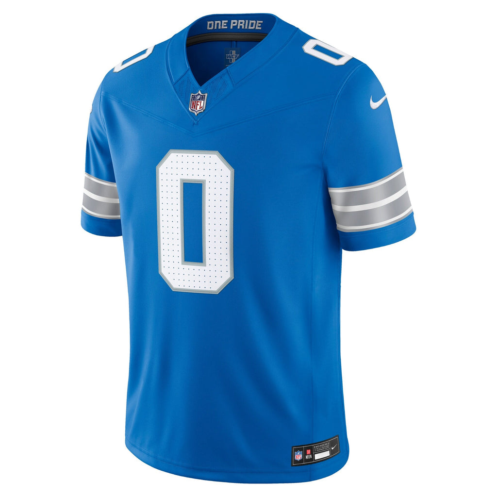 Detroit Lions Jahmyr Gibbs Blue Team Vapor F.U.S.E. Stitched Limited Football Jersey
