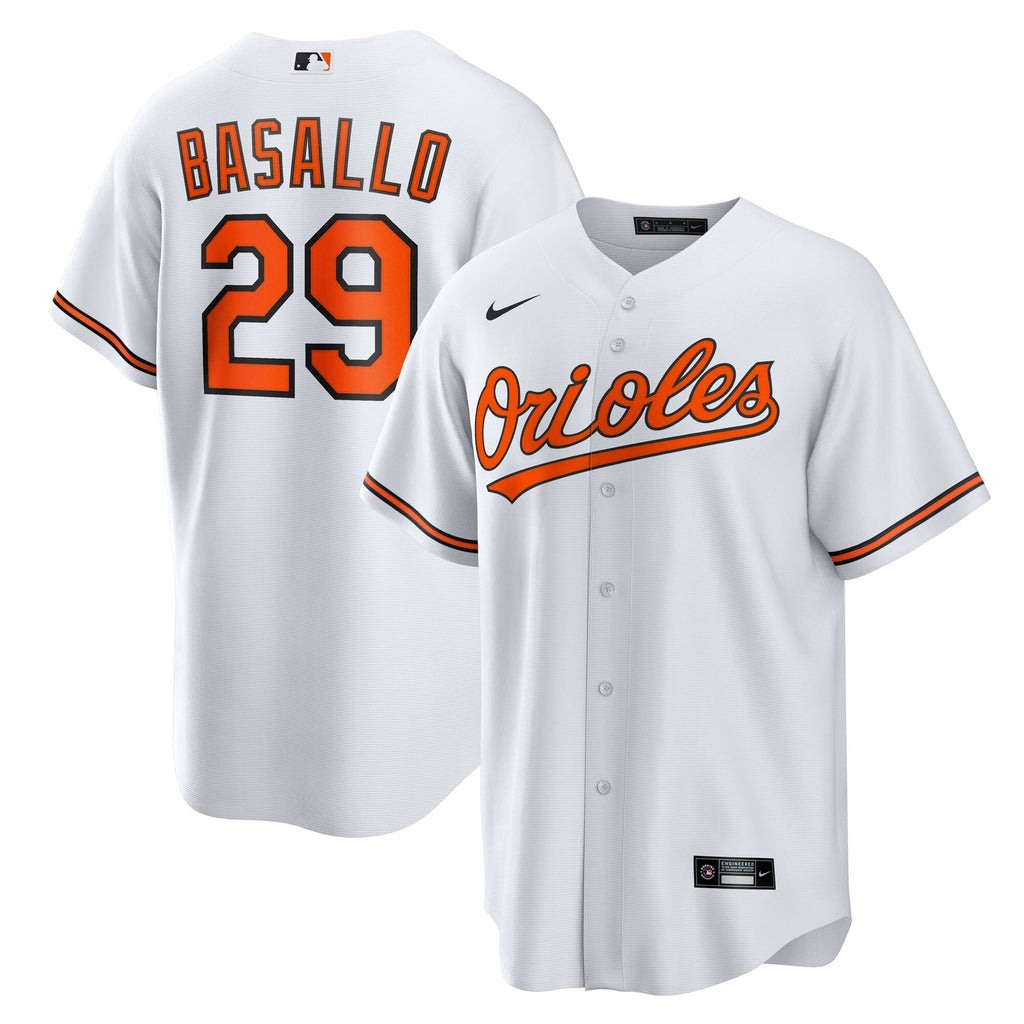 Baltimore Orioles Samuel Basallo White Replica Player Baseball Jersey