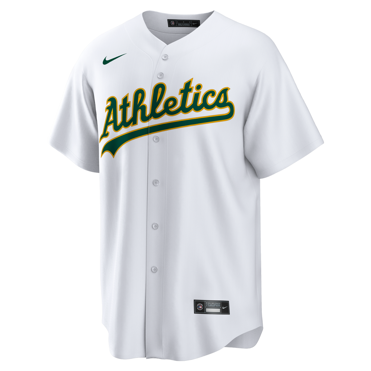 Athletics Nick Kurtz White Home Replica Player Baseball Jersey
