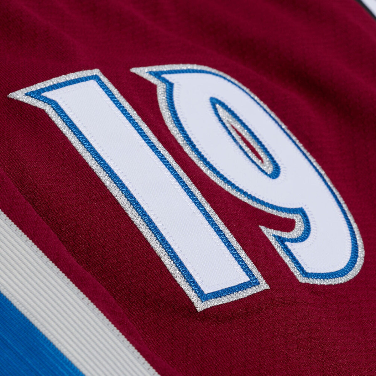 Colorado Avalanche Joe Sakic White 1995 Power Play Jersey
