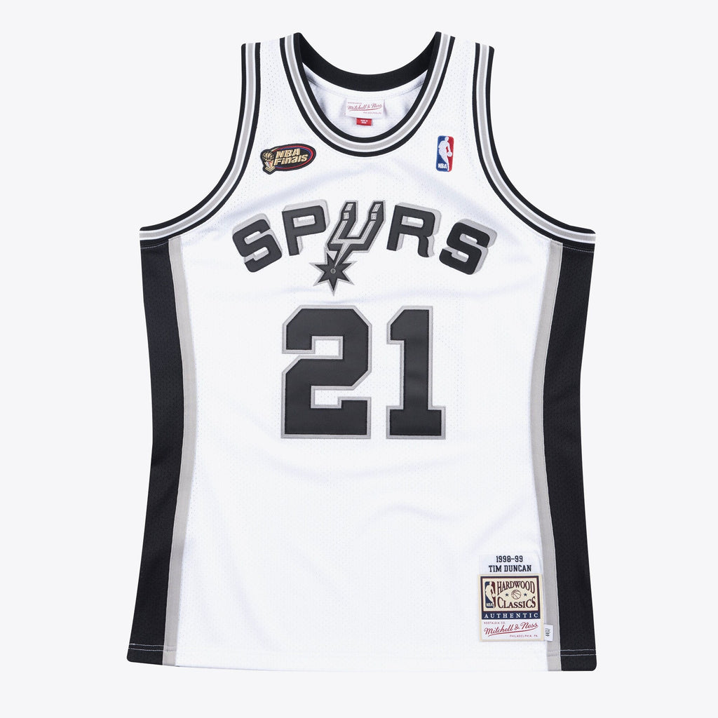 San Antonio Spurs Jersey Home Finals Tim Duncan 1998-99