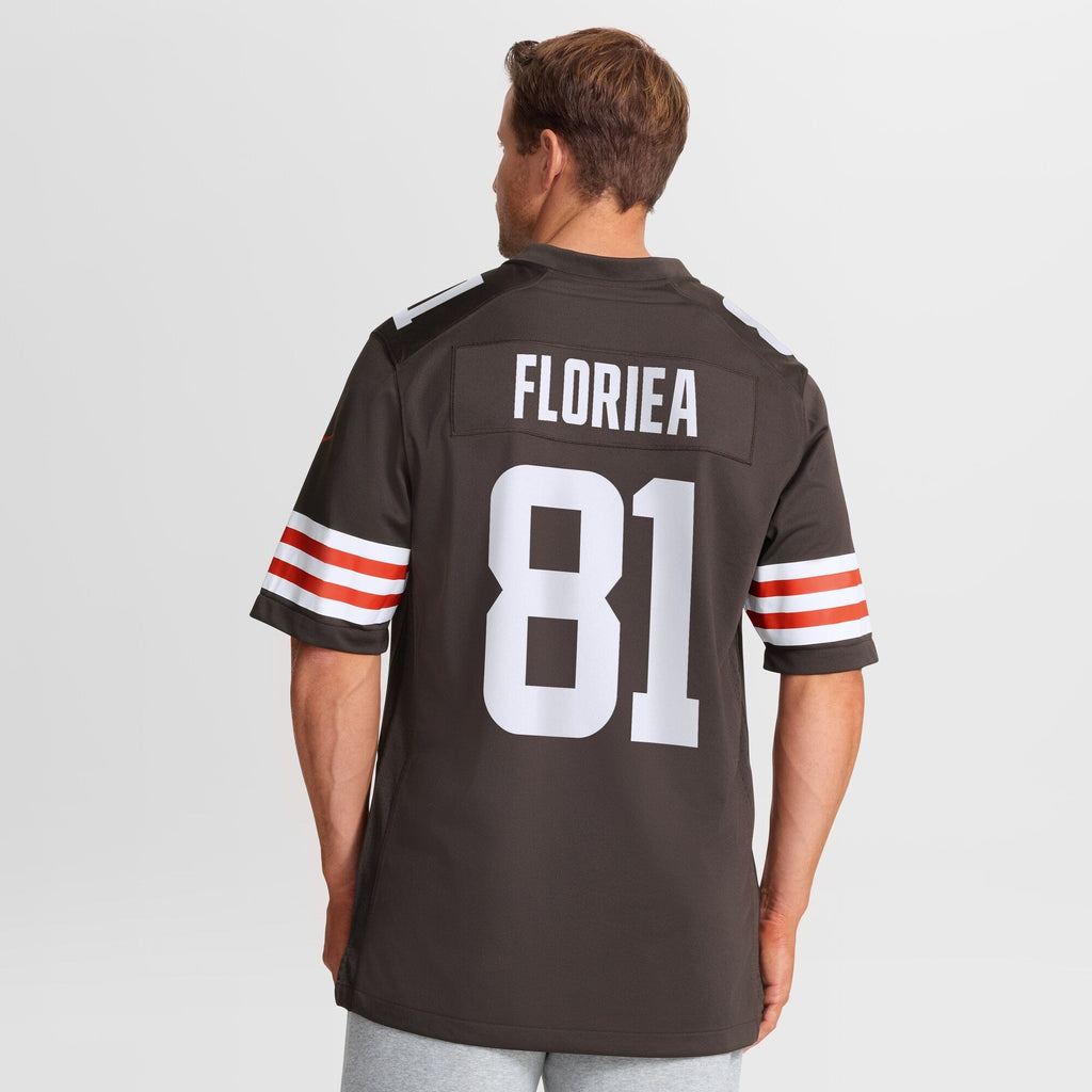 Cleveland Browns Luke Floriea Brown Team Game Football Jersey