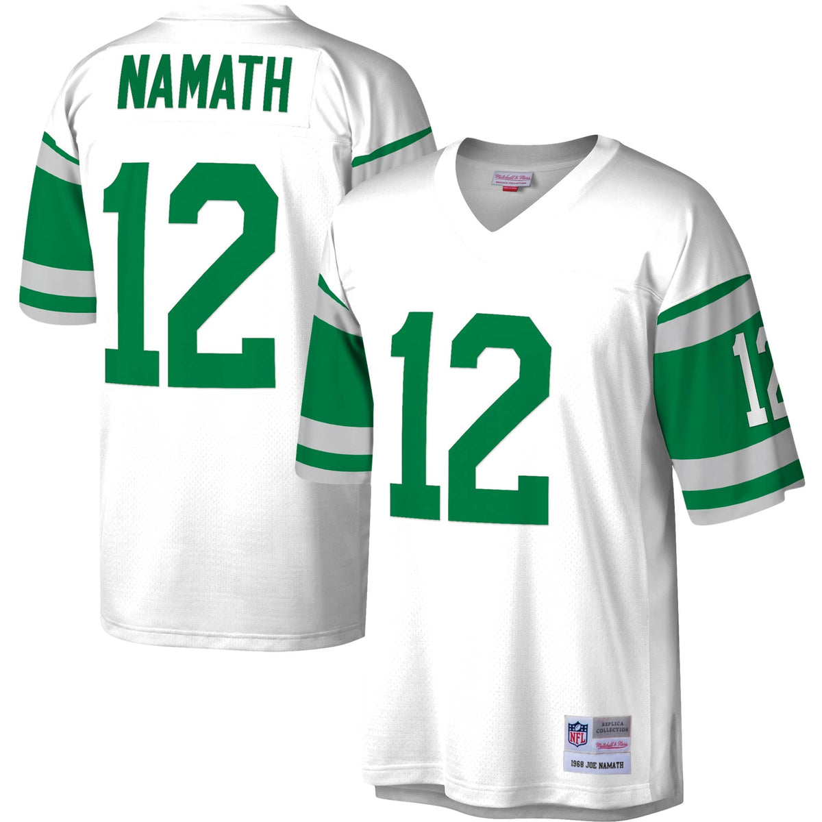New York Jets Joe Namath White Legacy Replica Football Jersey