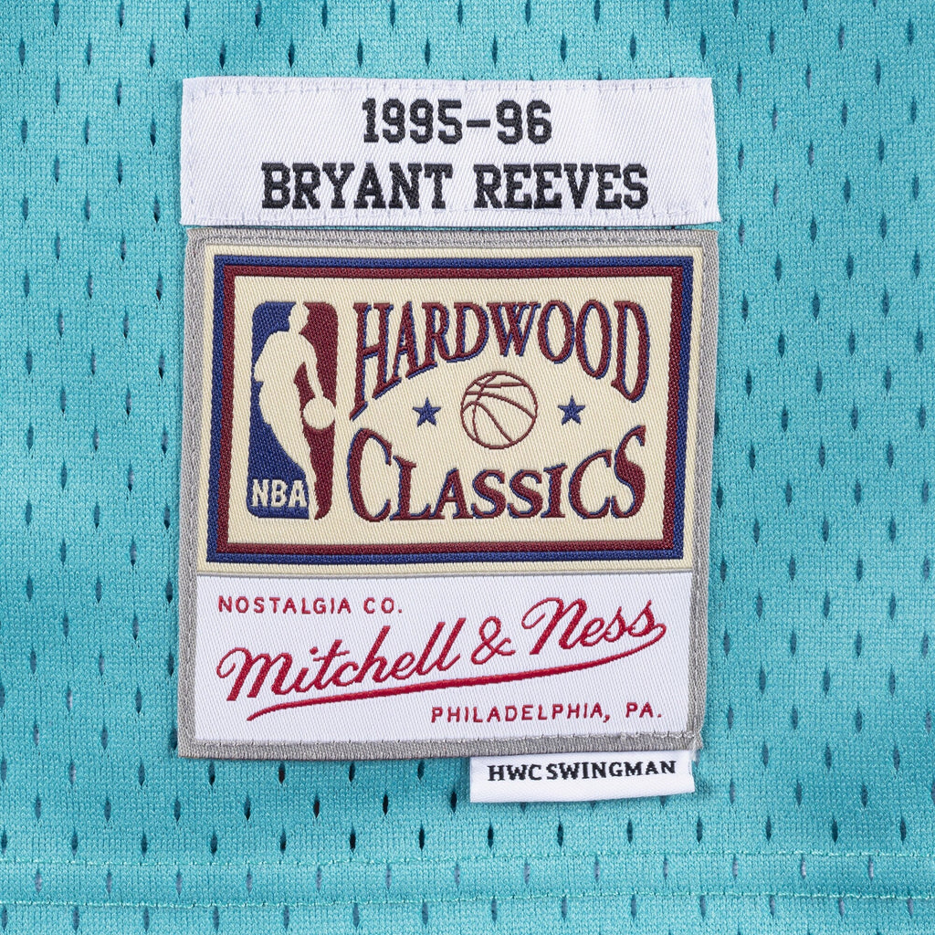 Vancouver Grizzlies Bryant Reeves 1995 Swingman Jersey - Teal