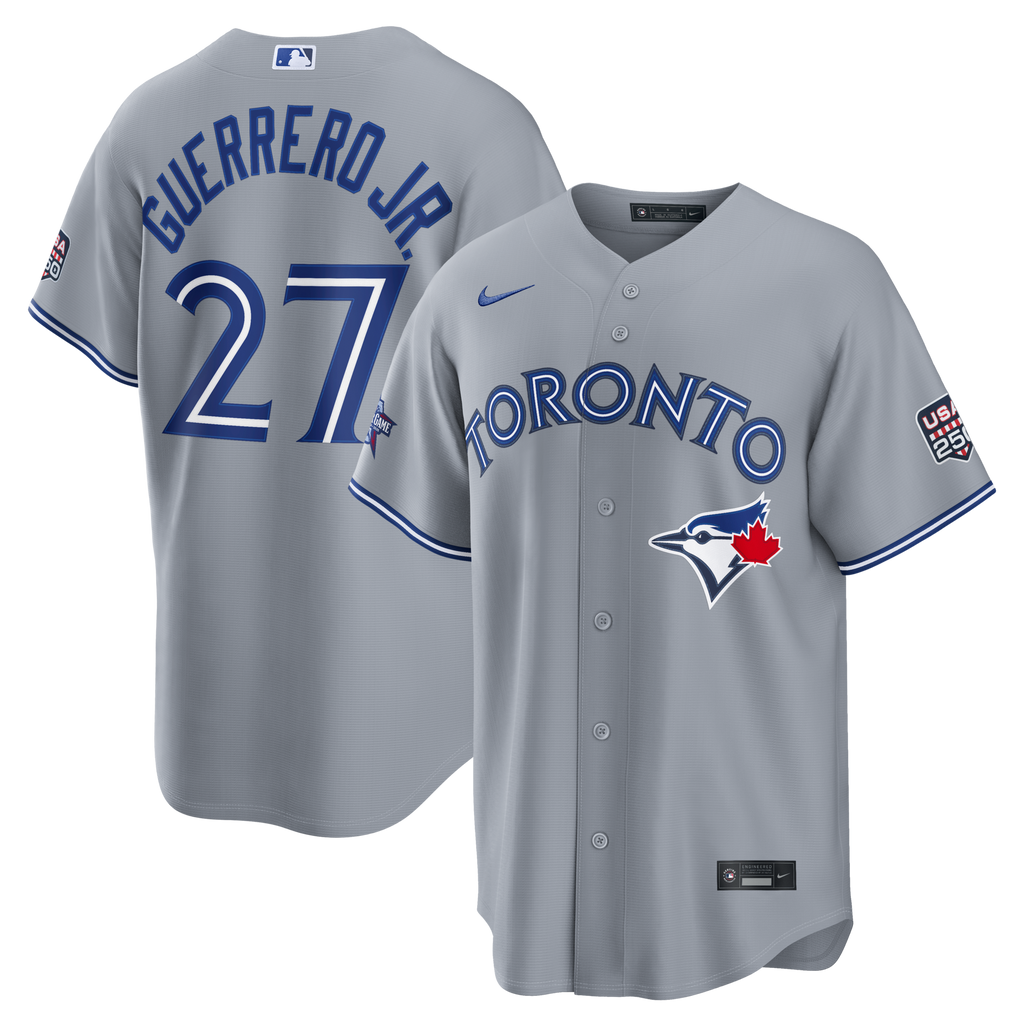 2026 All-Star Game Toronto Blue Jays Vladimir Guerrero Jr. Gray Replica Baseball Jersey