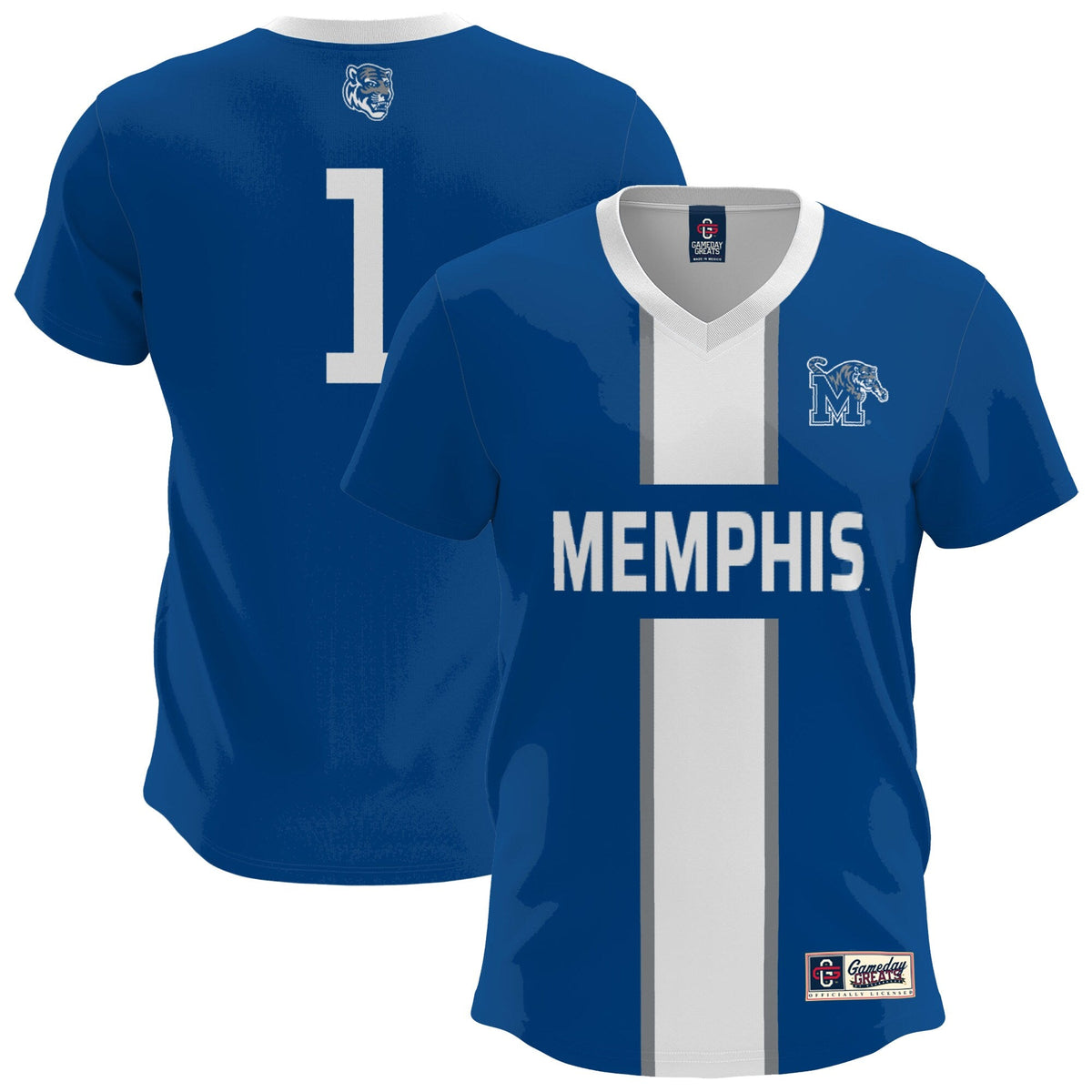 Memphis Tigers Lightweight Soccer Fashion Jersey - Royal