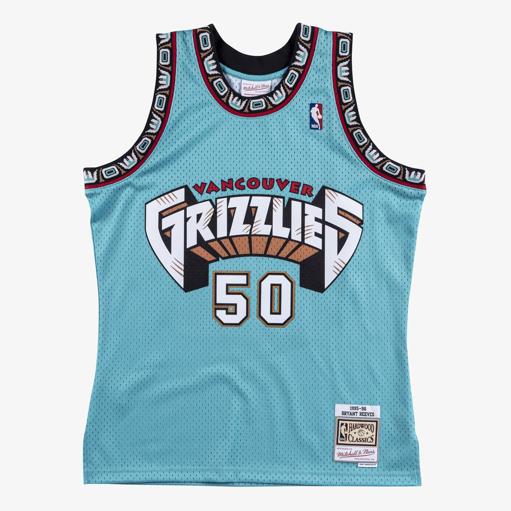Vancouver Grizzlies Bryant Reeves 1995 Swingman Jersey - Teal