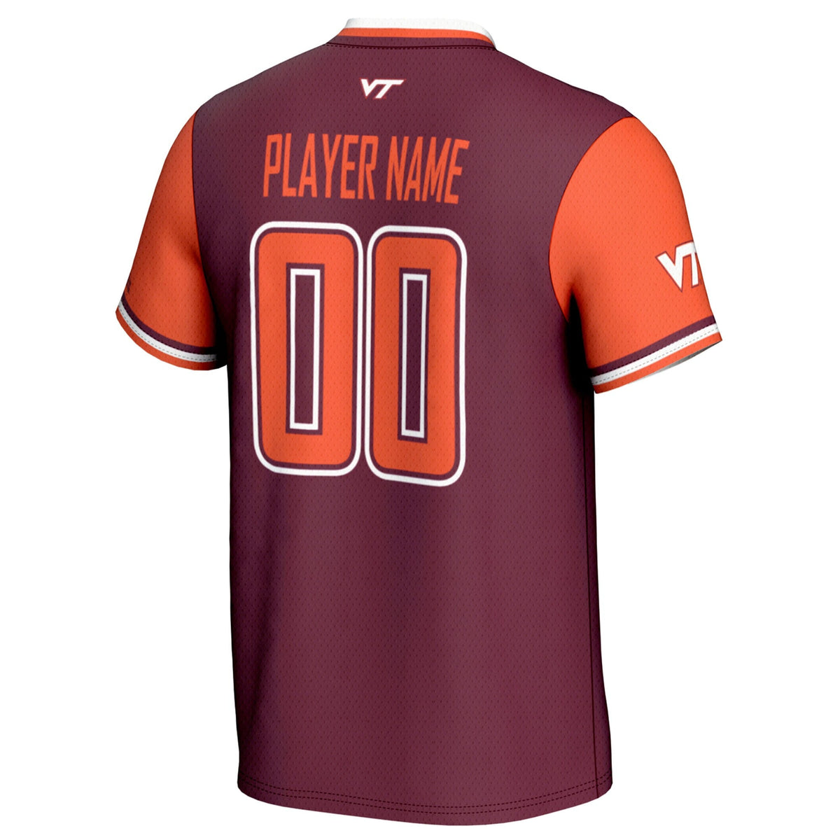 Virginia Tech Hokies NIL Pick-A-Player Lightweight Softball Jersey - Maroon