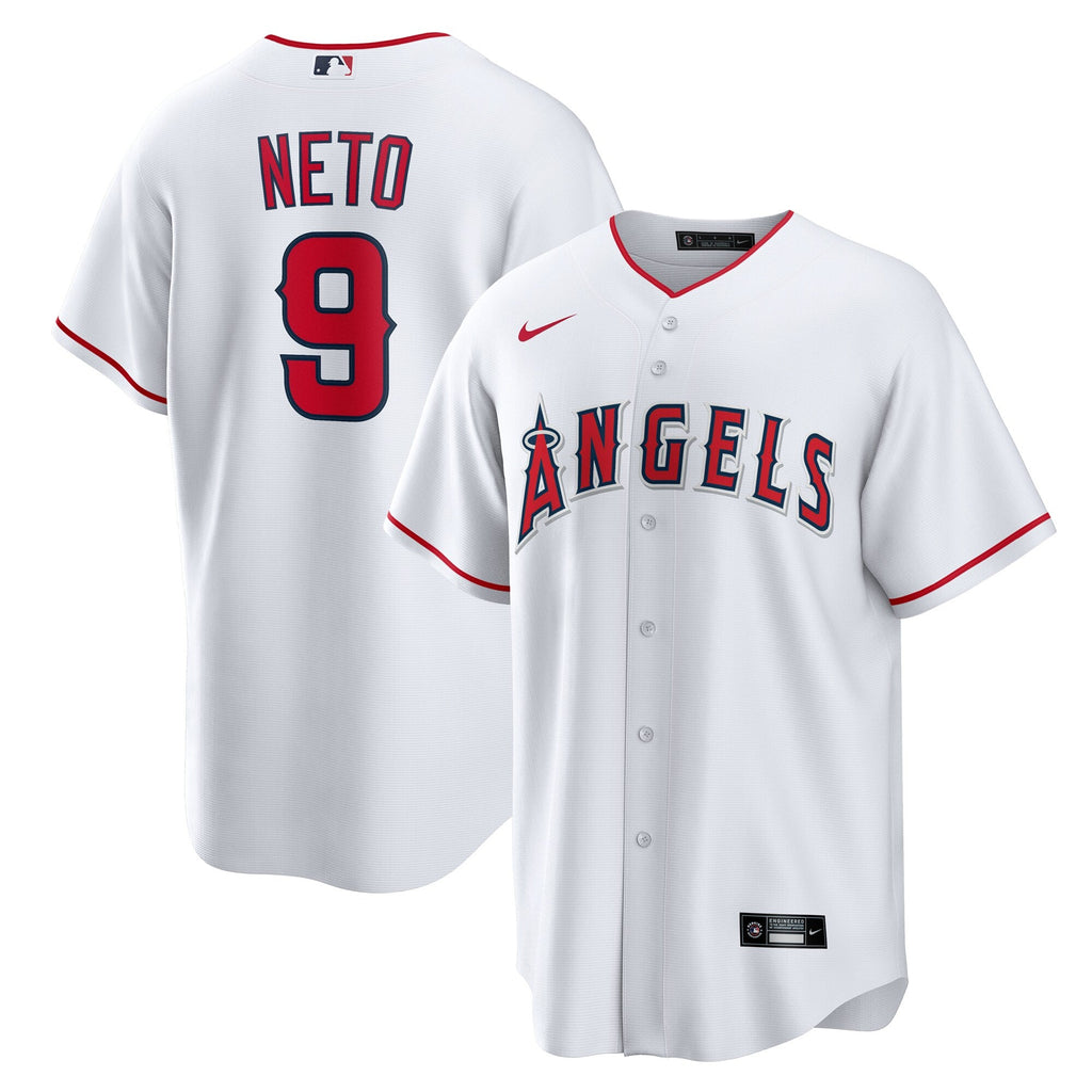 Los Angeles Angels Zach Neto White Home Replica Baseball Jersey