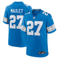 Detroit Lions Arthur Maulet Blue Team Game Football Jersey
