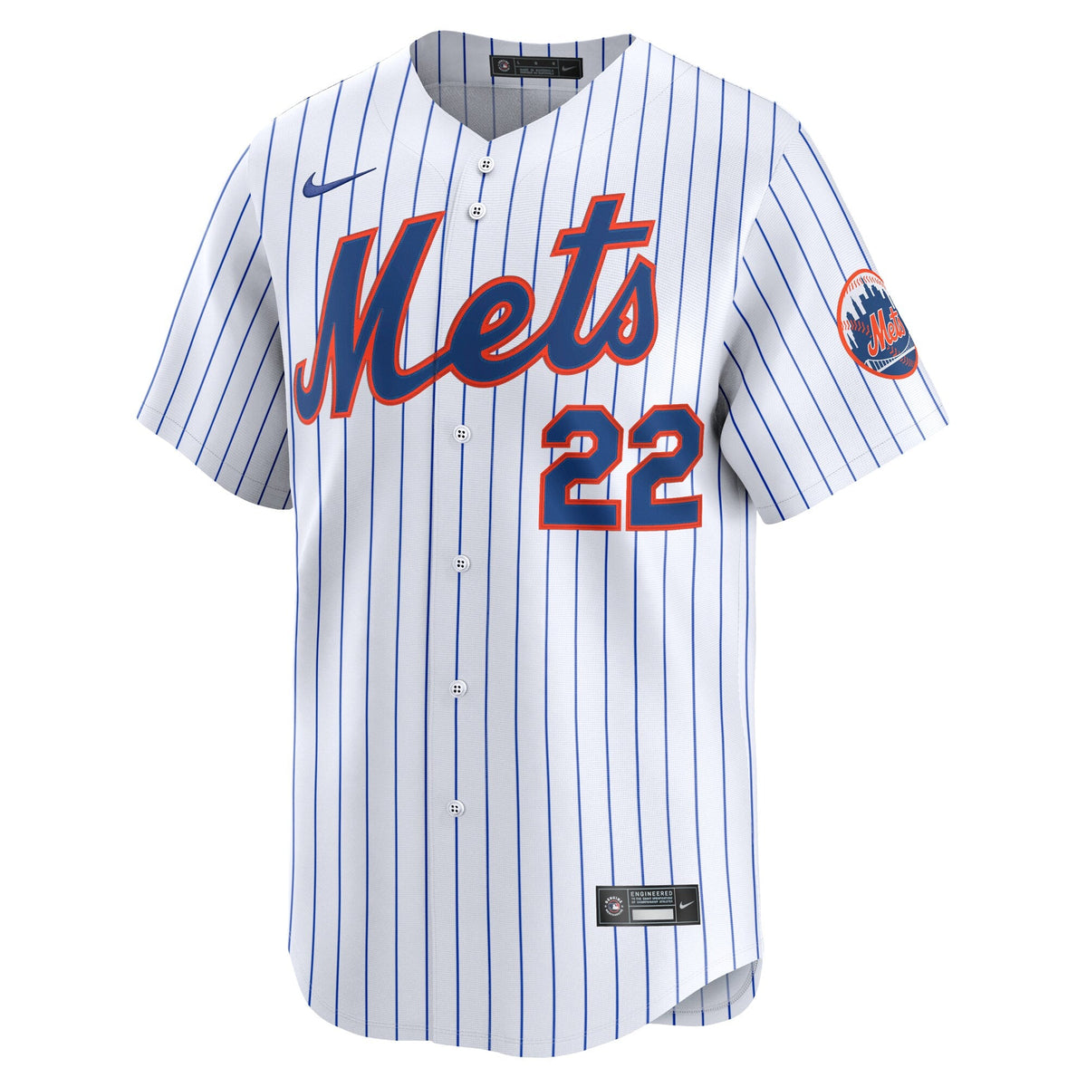 New York Mets White Home Limited Player Baseball Jersey
