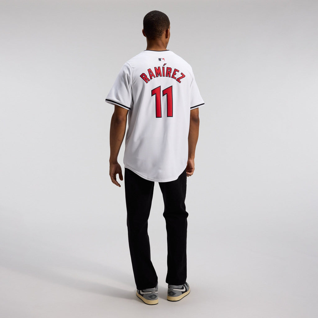 Cleveland Guardians Jose Ramirez White Home Limited Player Baseball Jersey