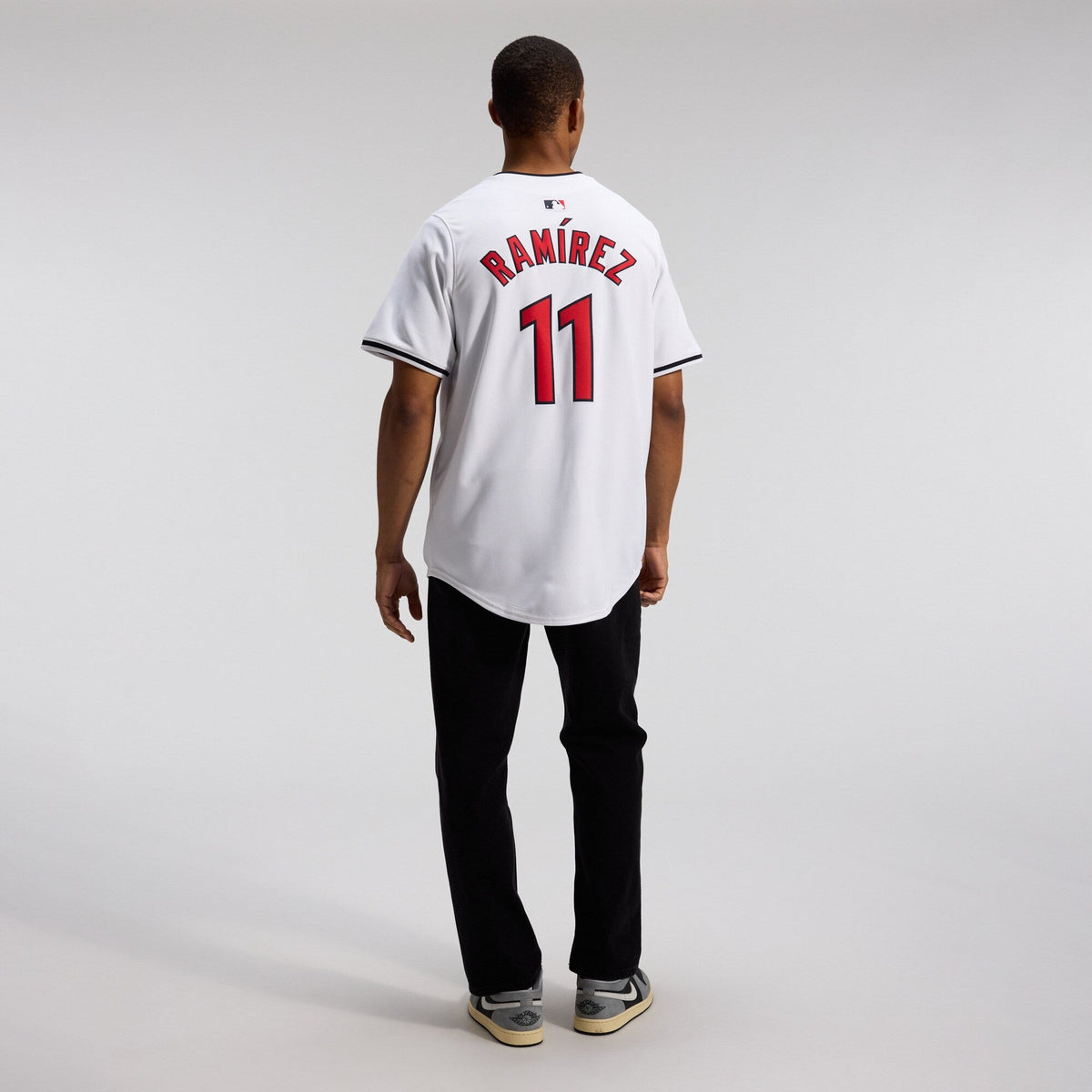 Cleveland Guardians Jose Ramirez White Home Limited Player Baseball Jersey