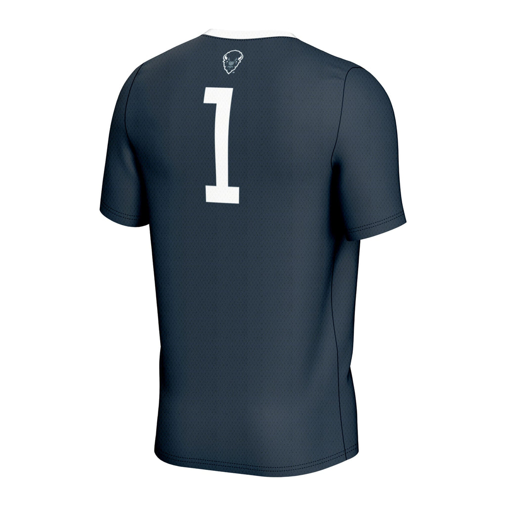 #1 Howard Bison Lightweight Soccer Fashion Jersey - Navy