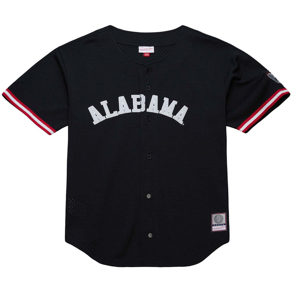 Black Alabama Crimson Tide On The Clock Full-Button Fashion Jersey