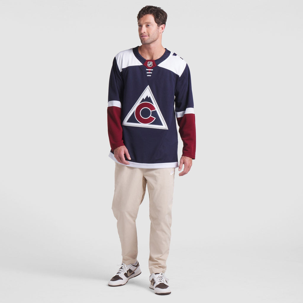 Colorado Avalanche Navy Alternate Premium Custom Jersey