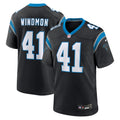 Carolina Panthers Jacoby Windmon Black Team Game Football Jersey